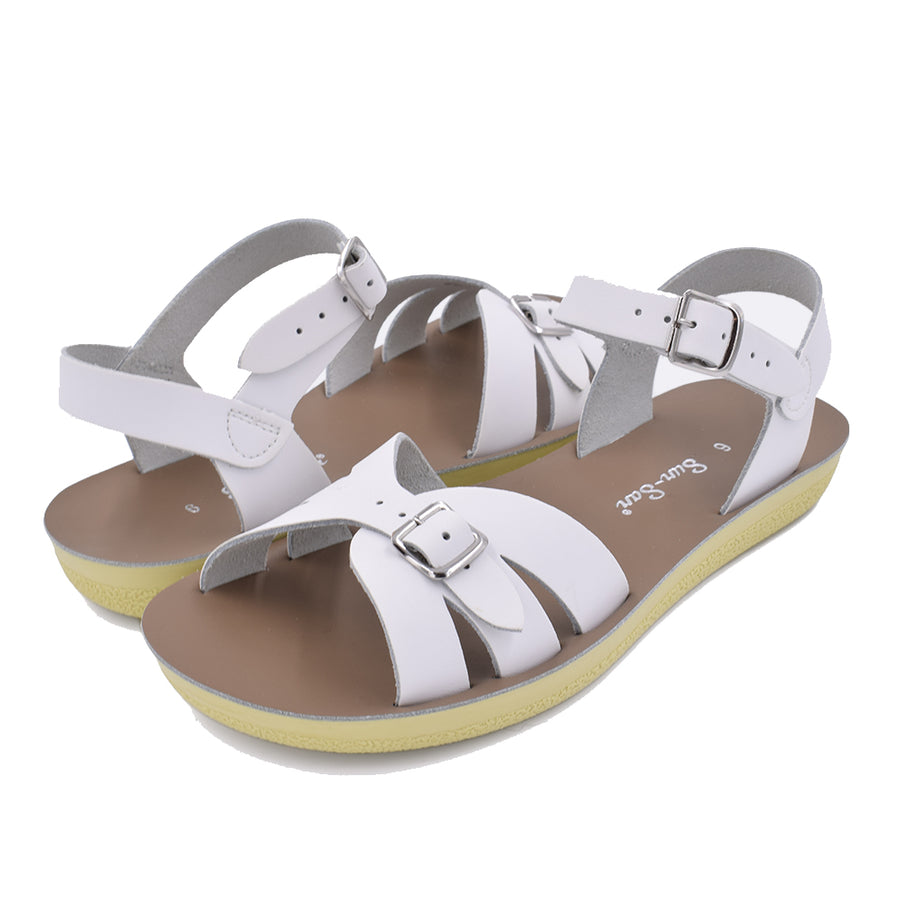 Salt Water Sandals :: Sun San Mom Boardwalk White