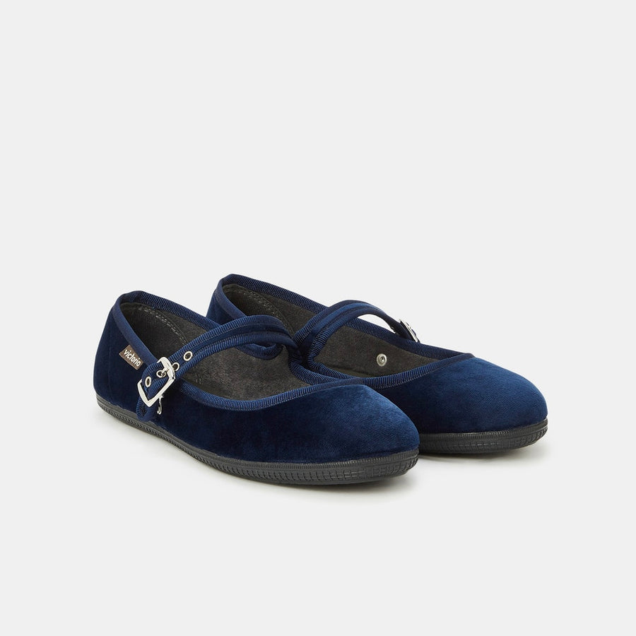 Victoria :: Oda Velvet Mom Ballerina Marino